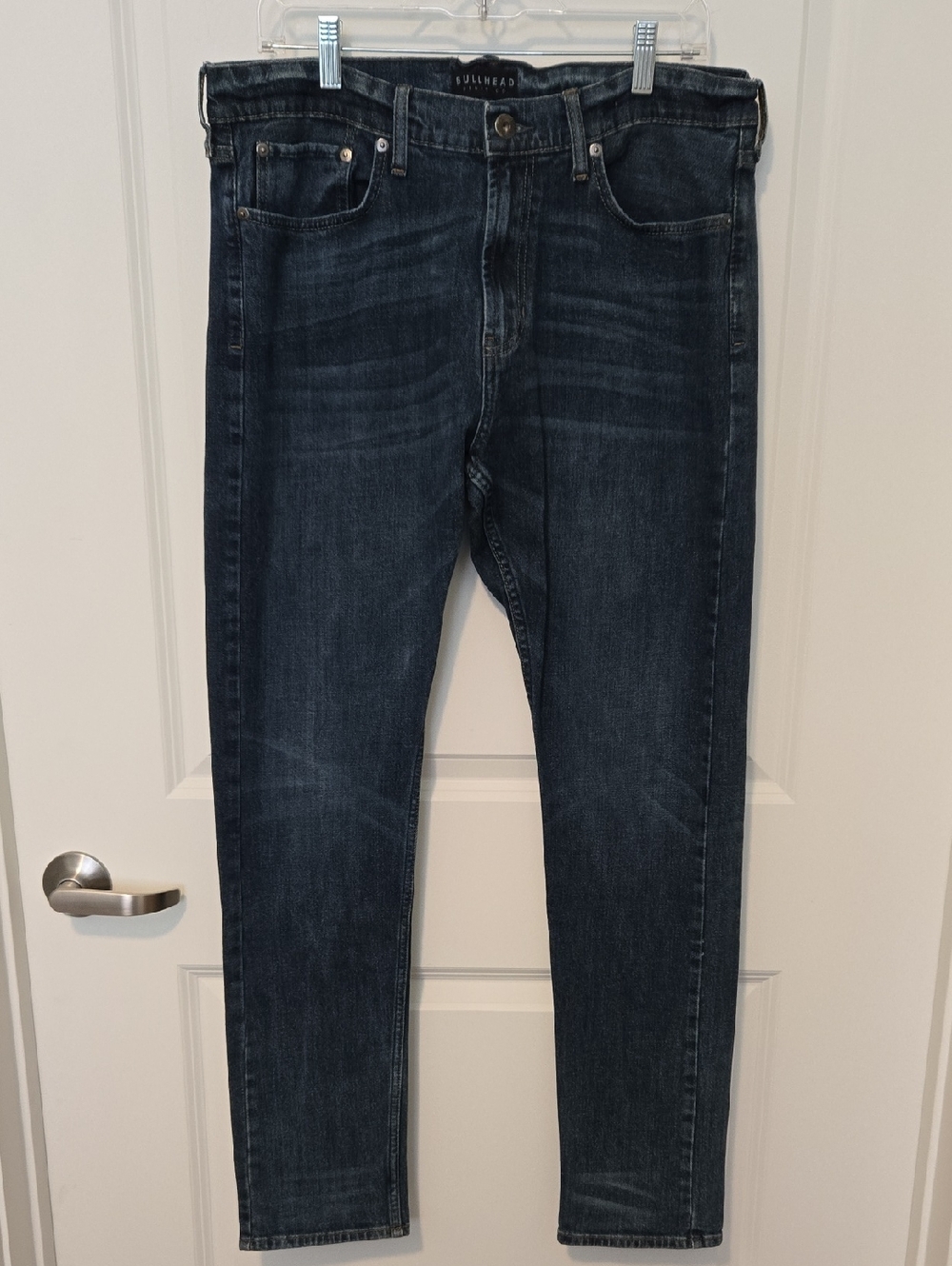 Bullhead Denim Co. Skinny Fit Dark Wash Men's Jeans 34x32